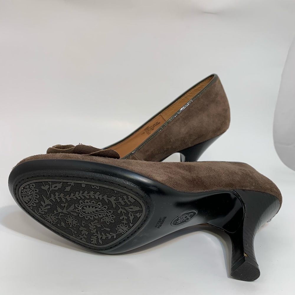 SOFFT Brown leather/Suede Pumps - Picture 4 of 4